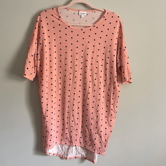 Lularoe Polka Dot Irma Oversized Tunic - Picture 1 of 7